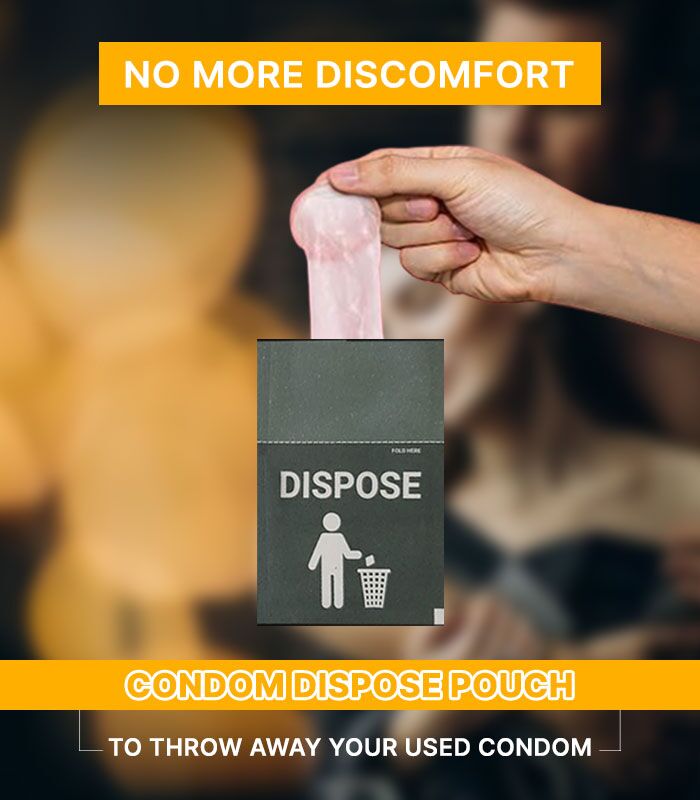 1500 dots condom with dispose pouches