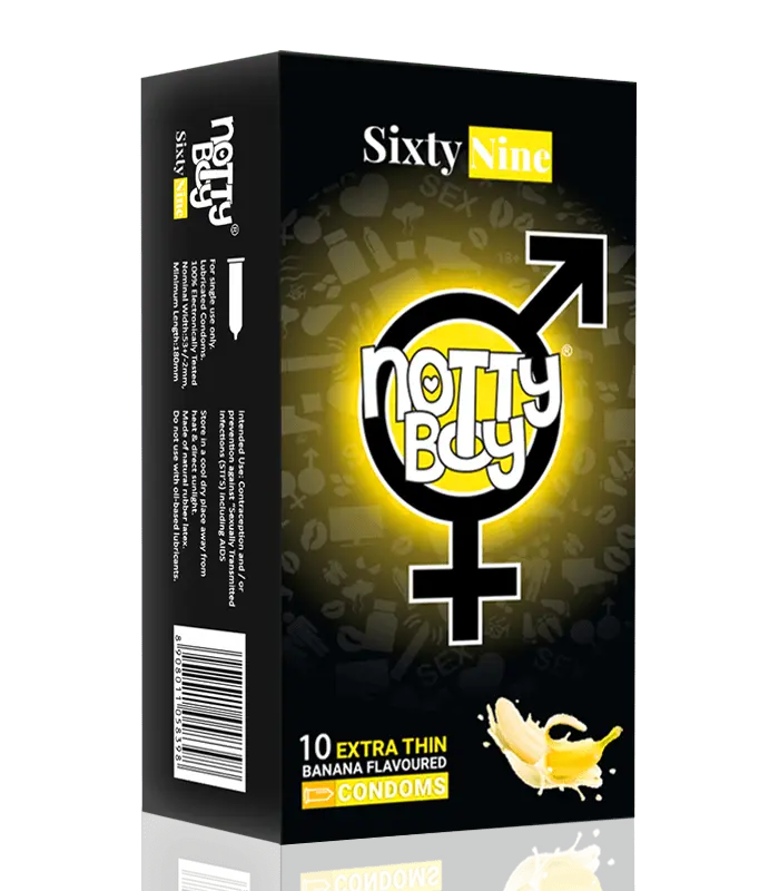 SixtyNine Banana Flavor Condom Banana Flavored Condoms