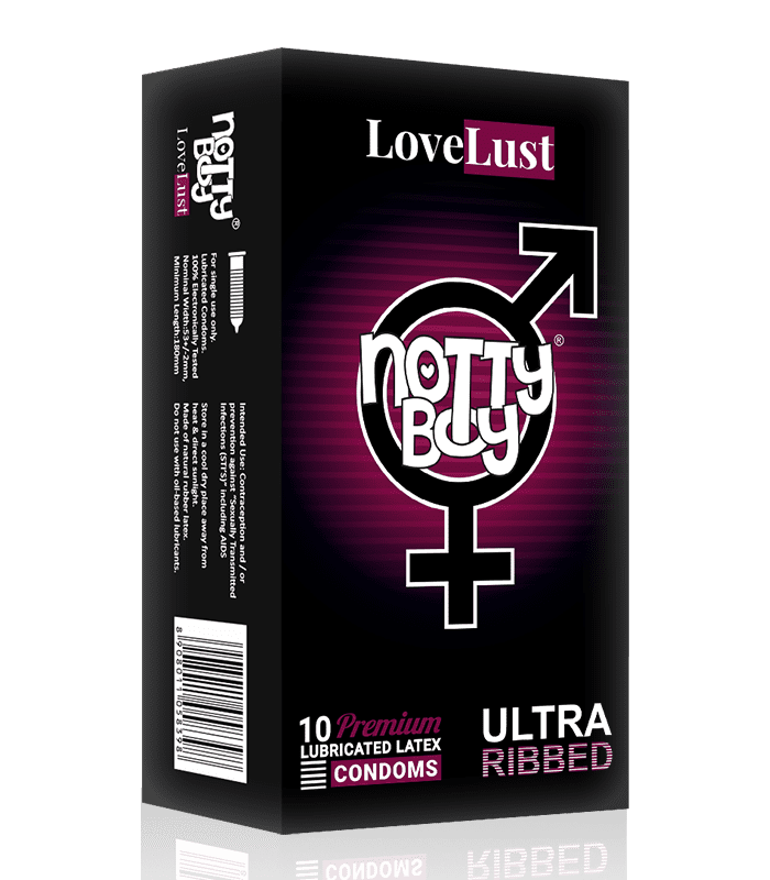 LoveLust Ribbed Condom