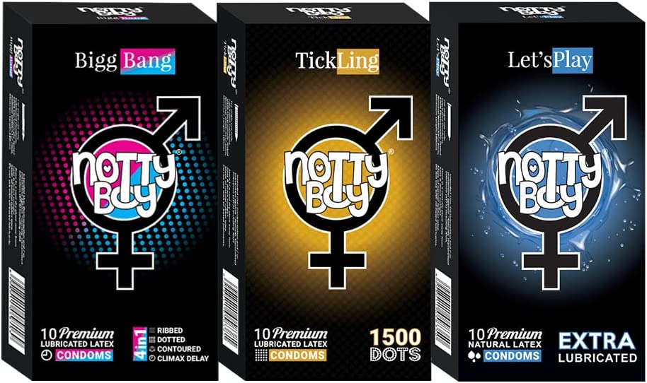 Multi Combo Pack, 30 Assorted Condoms for Men